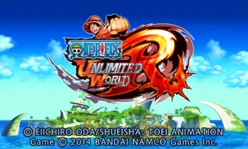 One Piece - Unlimited World Red (USA) screen shot title